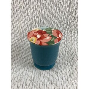 The Pioneer Woman Vintage Floral Stoneware Teal Salt Shaker Replacement NEW